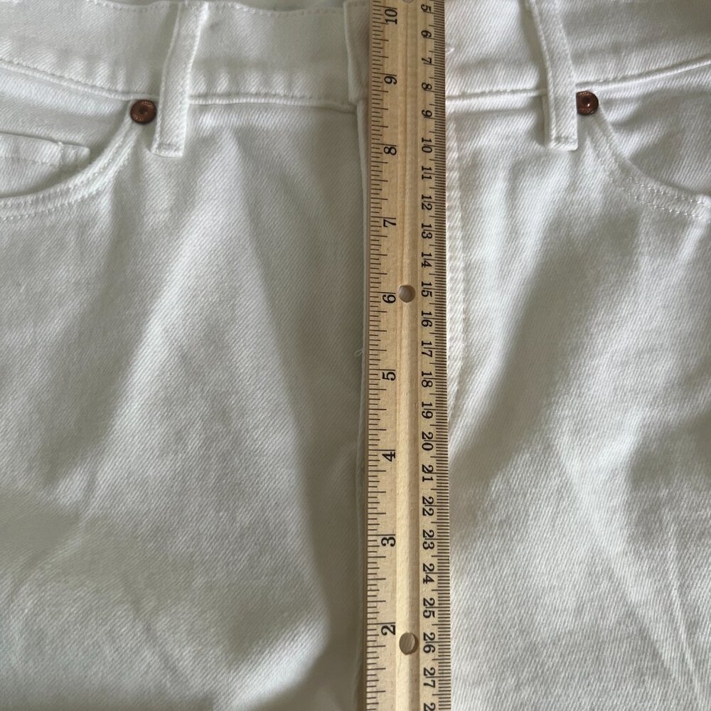 Loft Denim Cut Off Shorts in White NWT - Picture 7 of 10